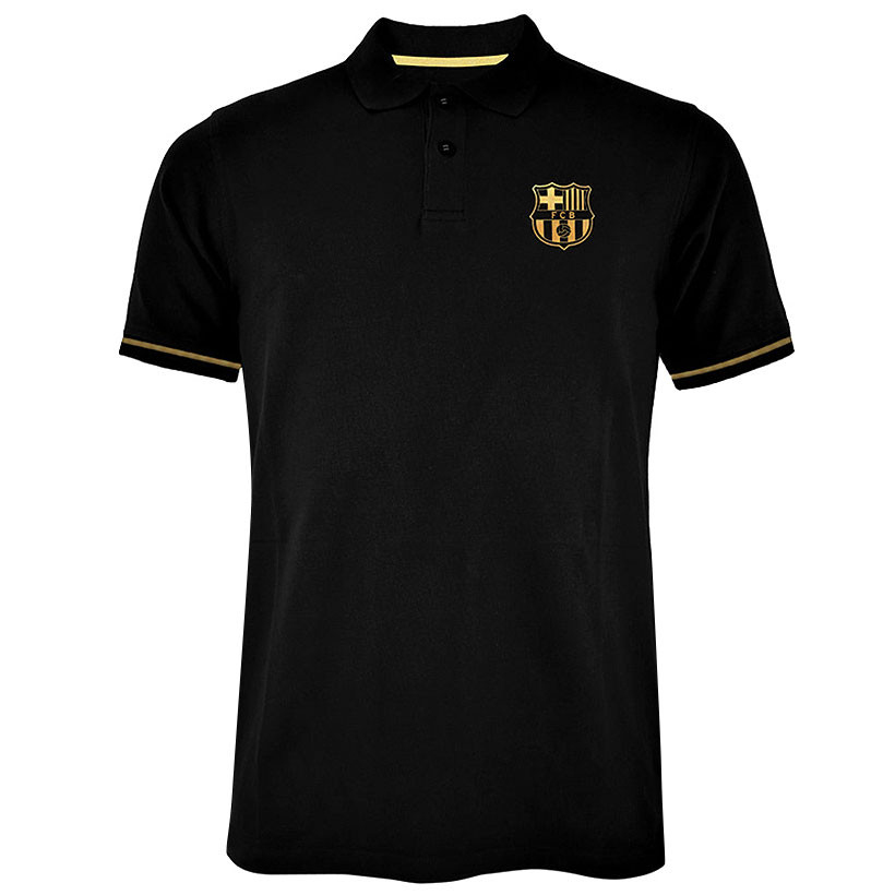 FC Barcelona pánské polo tričko Crest gold