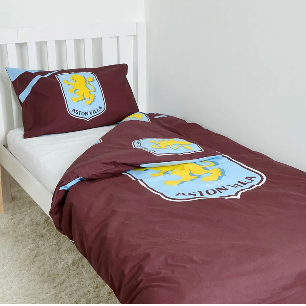 Aston Villa povlečení na jednu postel colour club crest