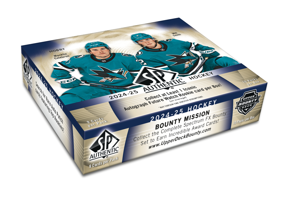 NHL boxy hokejové karty NHL 2024-25 Upper Deck SP Authentic Hobby Box