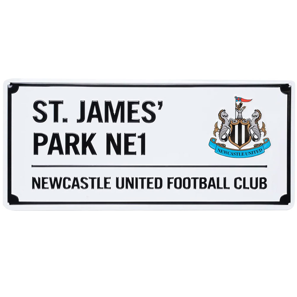 Newcastle United cedule na zeď White Street