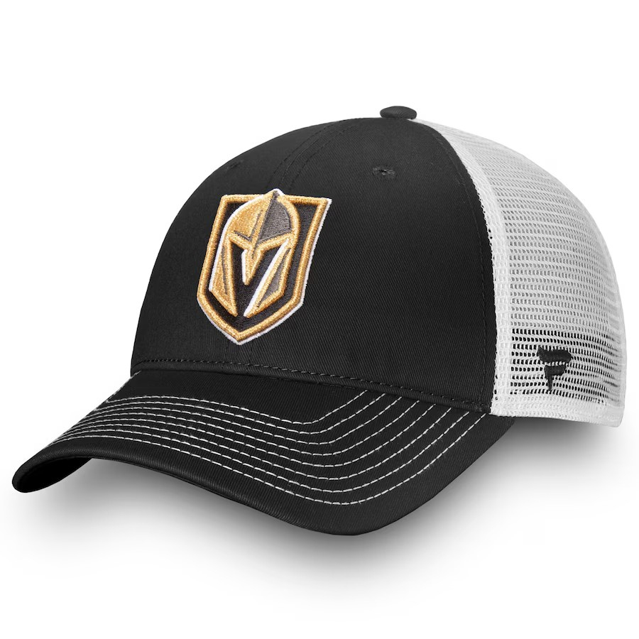 Vegas Golden Knights čepice baseballová kšiltovka Black/White Slouch Core Primary Trucker