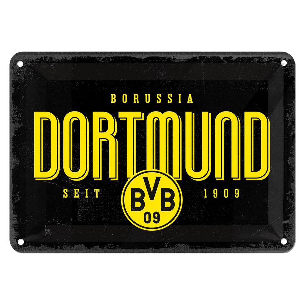 Borussia Dortmund cedule na zeď black