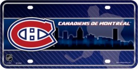 Montreal Canadiens cedule na zeď Metal License Plate