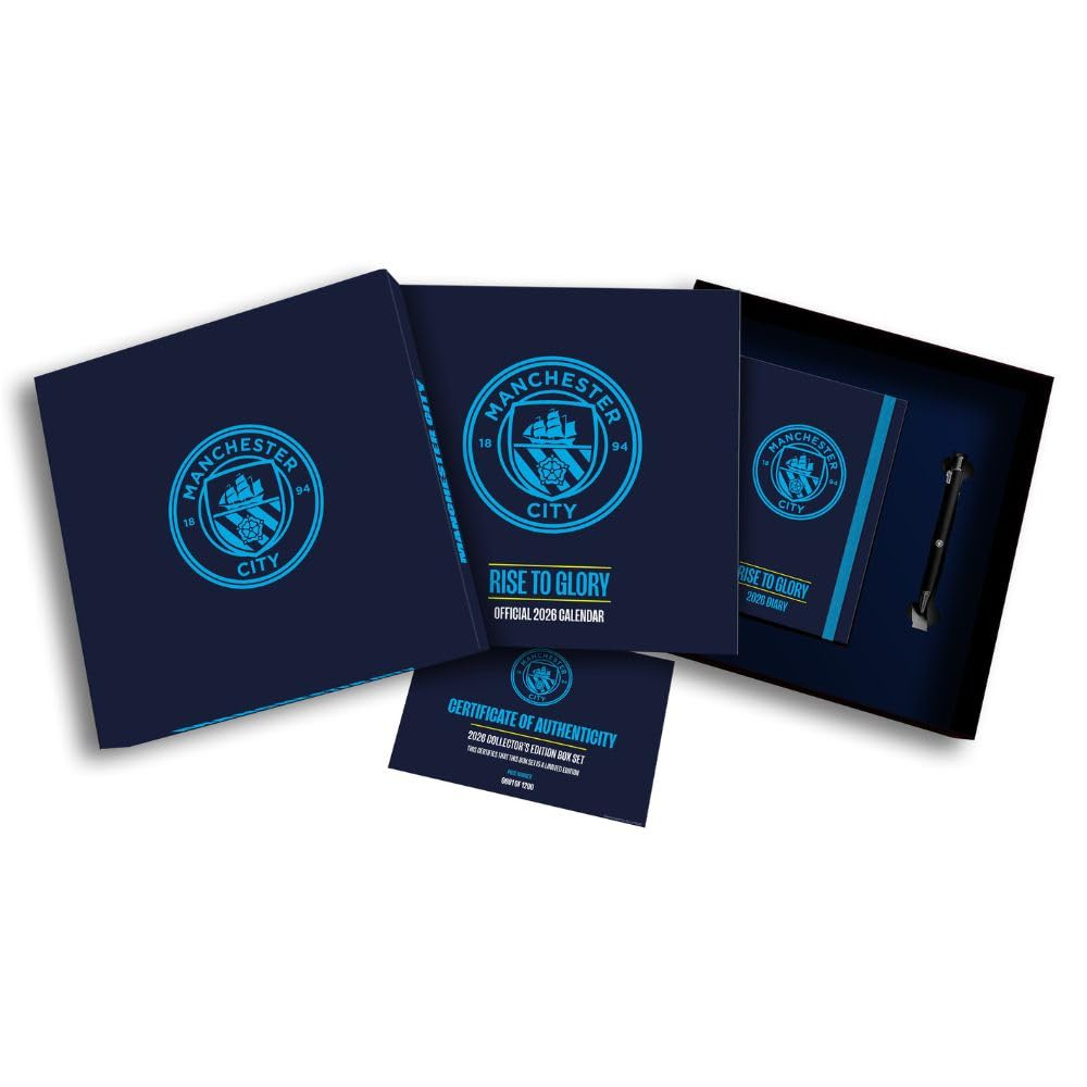 Manchester City kalendář a diář Musical Gift Box 2026