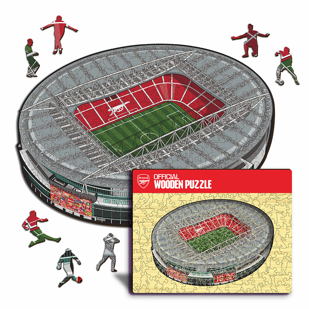 FC Arsenal dřevěné puzzle Emirates Stadium 150 pcs