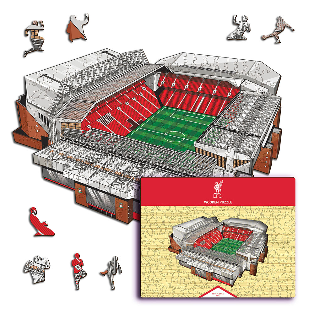 FC Liverpool dřevěné puzzle Anfield 150 pcs