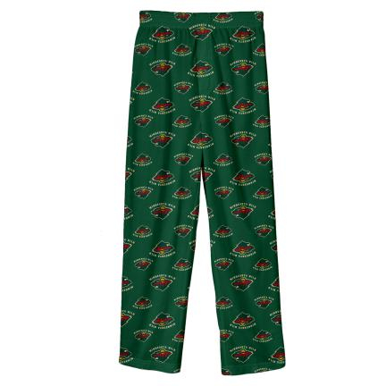 Minnesota Wild dětské pyžamové kalhoty Colored Printed Pant