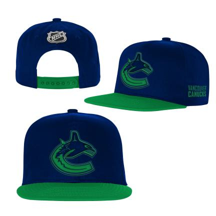 Vancouver Canucks dětská čepice flat kšiltovka Essentials Flatbrim Snapback