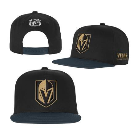 Vegas Golden Knights dětská čepice flat kšiltovka Essentials Flatbrim Snapback