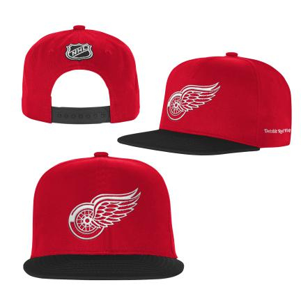 Detroit Red Wings dětská čepice flat kšiltovka Essentials Flatbrim Snapback