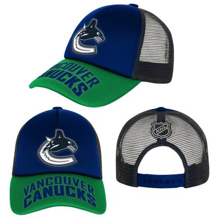 Vancouver Canucks dětská čepice baseballová kšiltovka True Retro Meshback Trucker