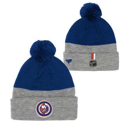New York Islanders dětská zimní čepice Draft Cuffed Beanie With Pom