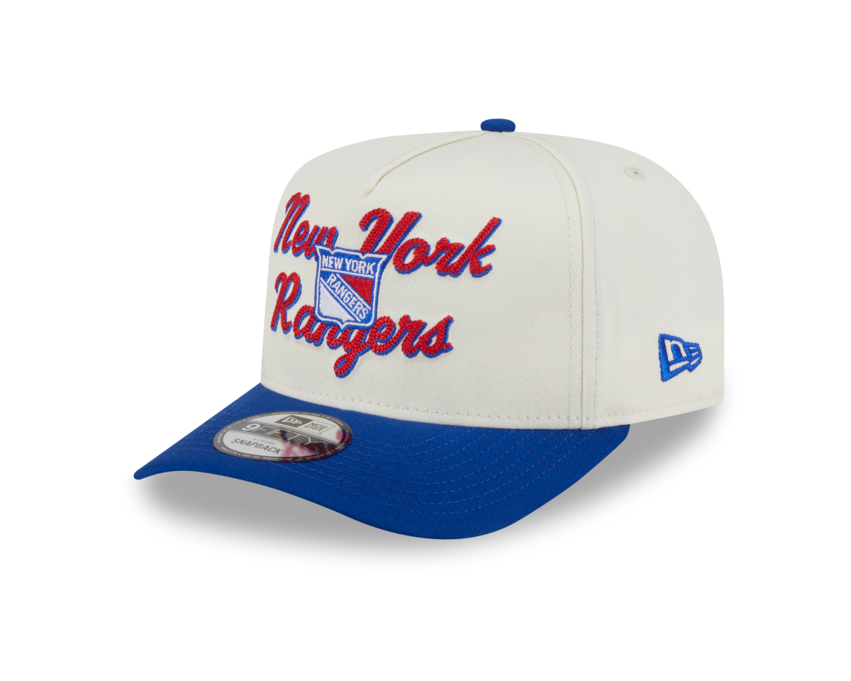 New York Rangers čepice baseballová kšiltovka New Era 950AF Chainstitch white