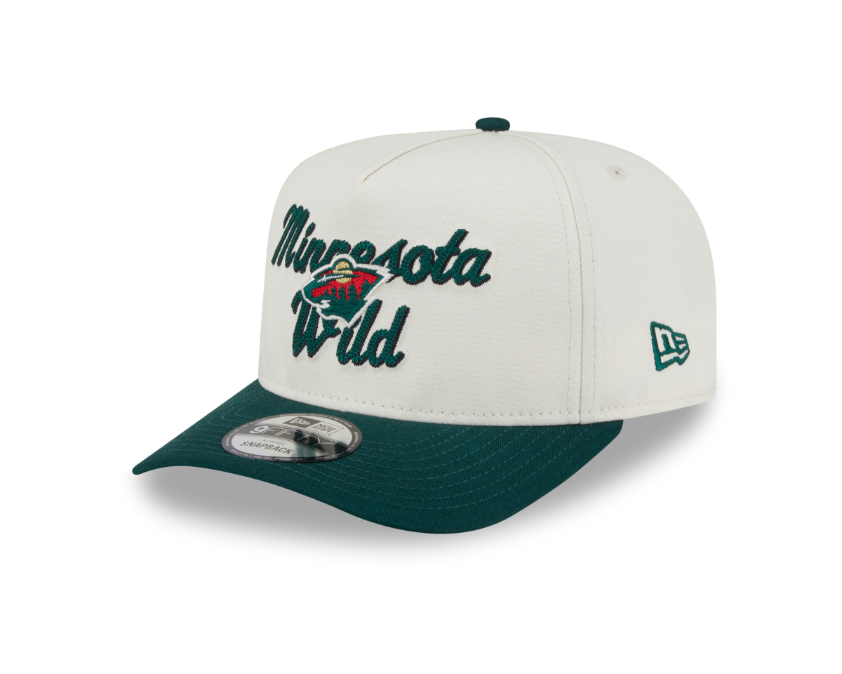 Minnesota Wild čepice baseballová kšiltovka New Era 950AF Chainstitch white
