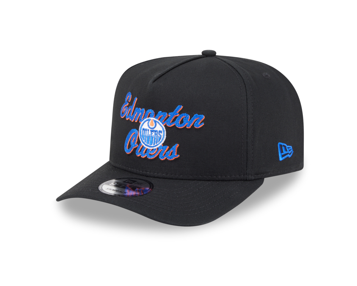 Edmonton Oilers čepice baseballová kšiltovka New Era 950AF Chainstitch black