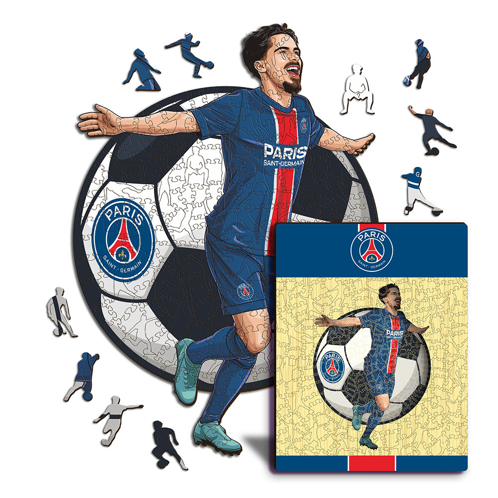 Paris Saint Germain dřevěné puzzle Vitinha 270 pcs