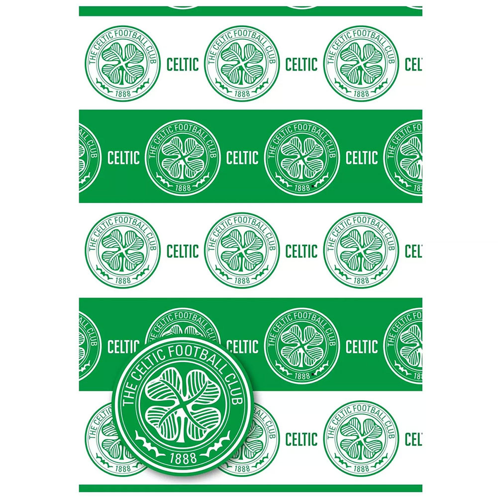 FC Celtic balící papír Christmas 2 pcs