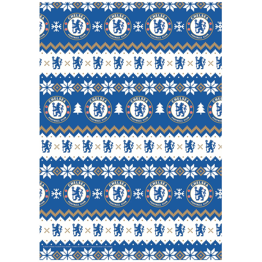 FC Chelsea balící papír Christmas 2 pcs