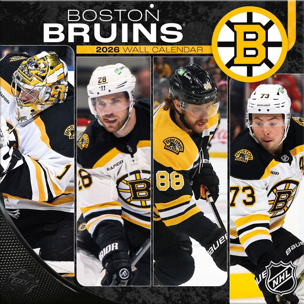 Boston Bruins kalendář 2026 Wall