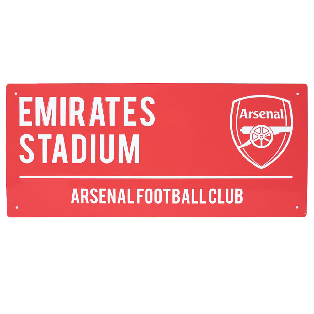 FC Arsenal cedule na zeď Colour Street
