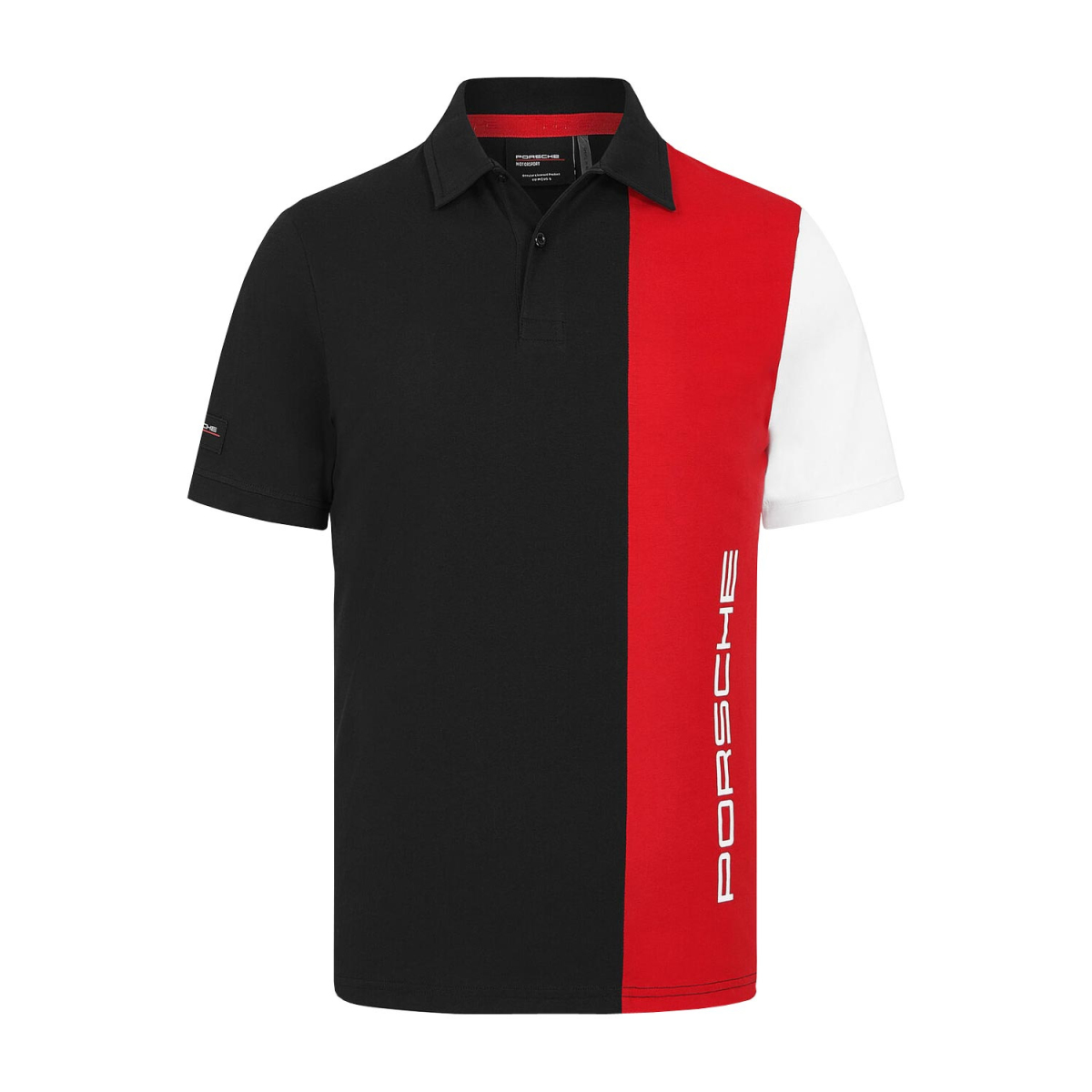 Porsche Motorsport pánské polo tričko Stripe black/red/white F1 Team 2024