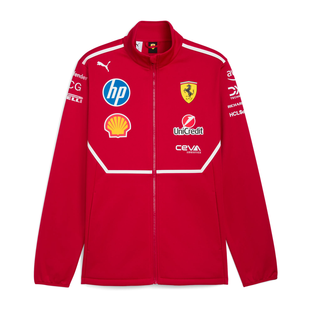 Ferrari pánská bunda softshell official Teamline Replica F1 Team 2025