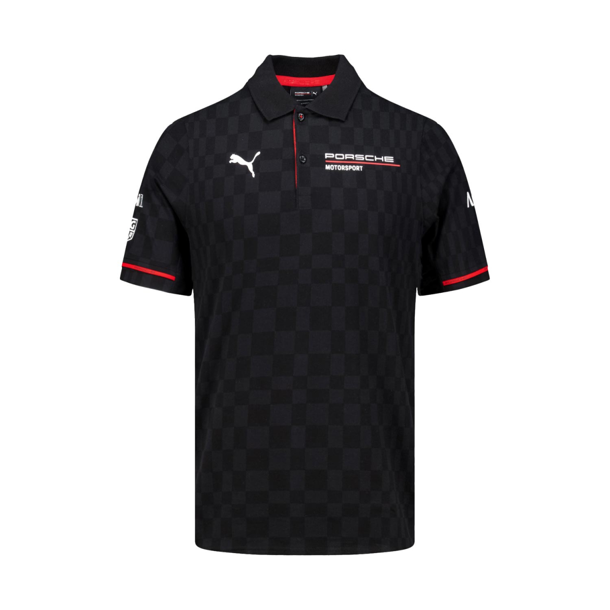 Porsche Motorsport pánské polo tričko official Teamline Replica black 2025
