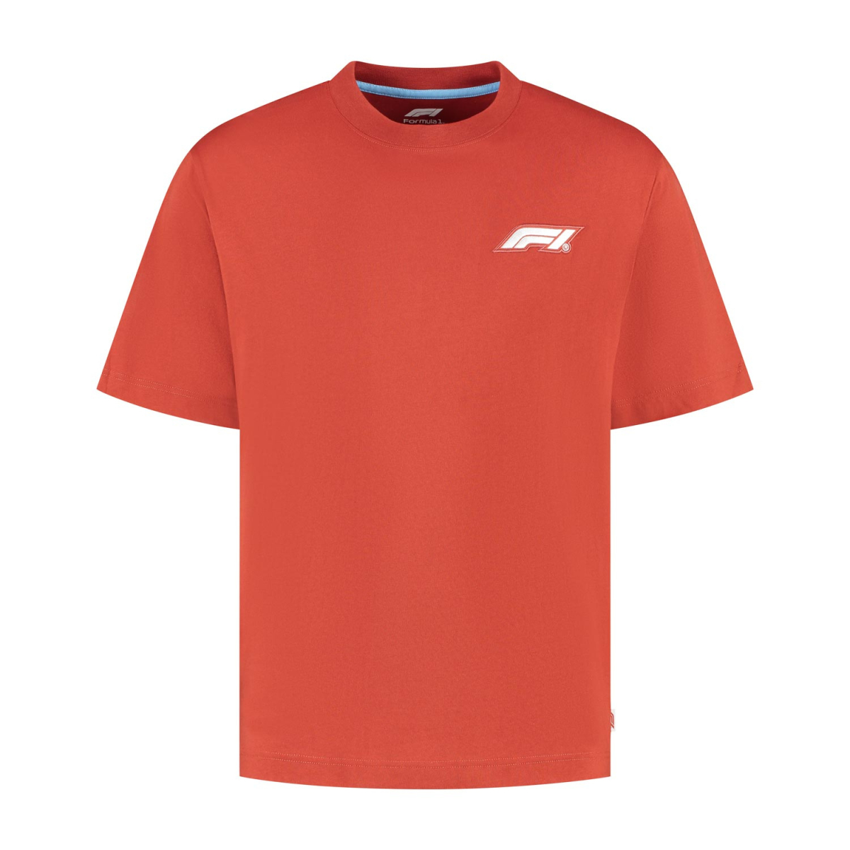 Formule 1 pánské tričko Heritage Logo Red F1 Team 2025