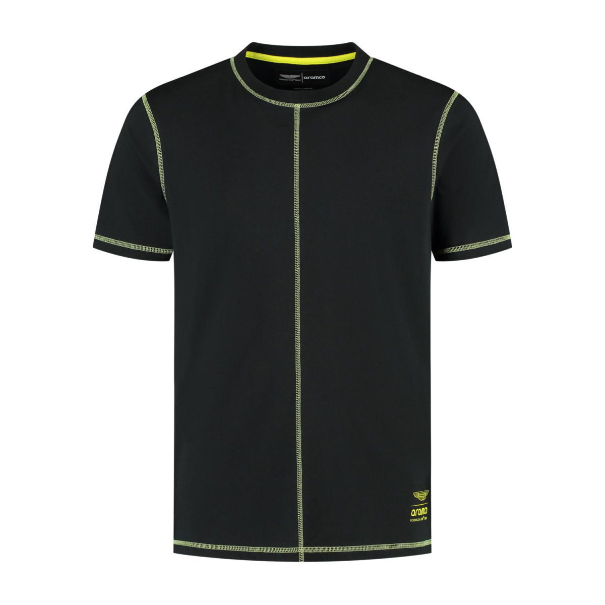 Aston Martin pánské tričko Data Graphic black F1 Team 2025