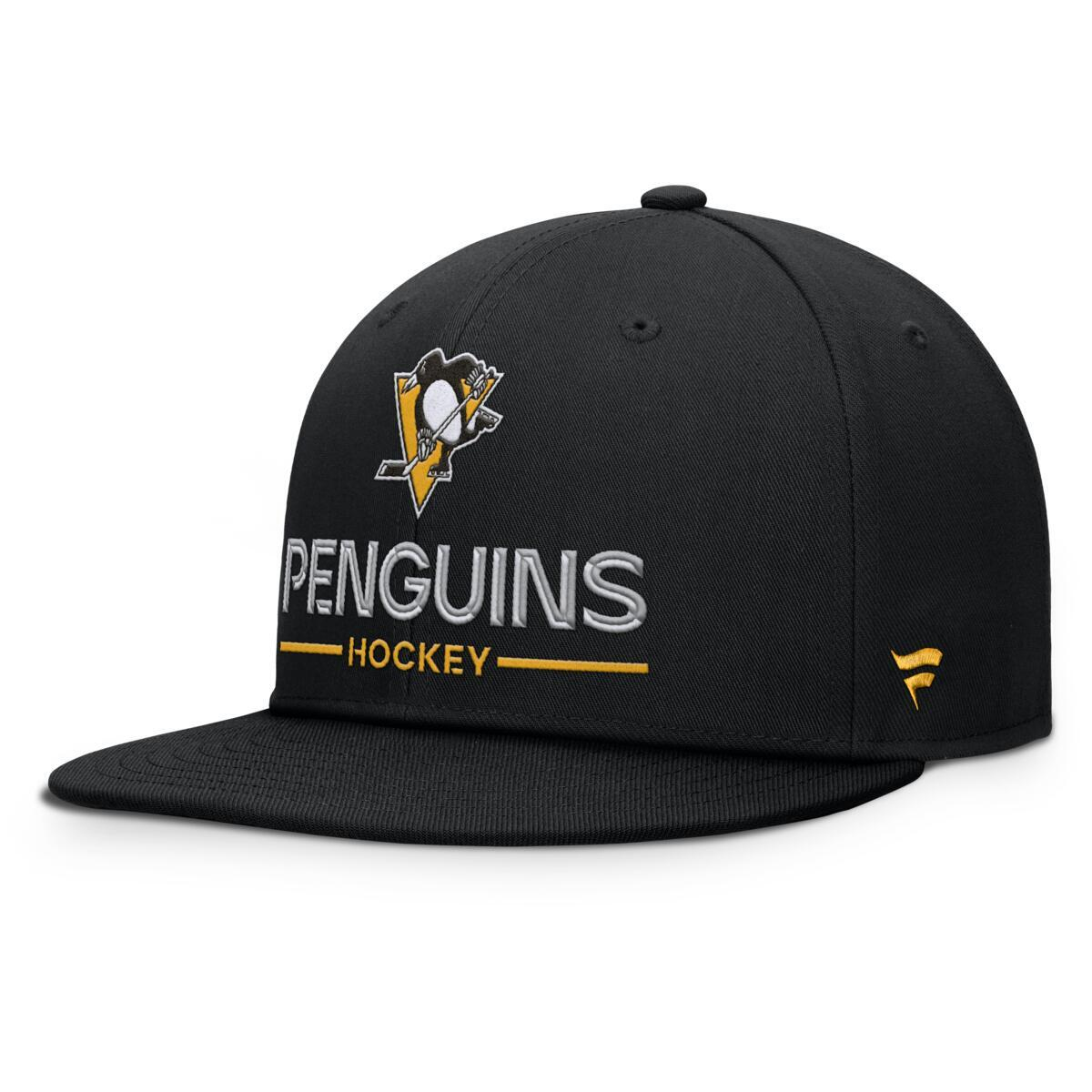 Pittsburgh Penguins čepice flat kšiltovka Authentic Pro A/Cap Flat Brim Square Visor Structured Adjustable