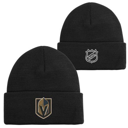 Vegas Golden Knights dětská zimní čepice Cuffed Knit black