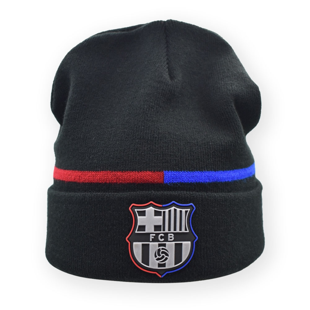 FC Barcelona dětská zimní čepice Eblack