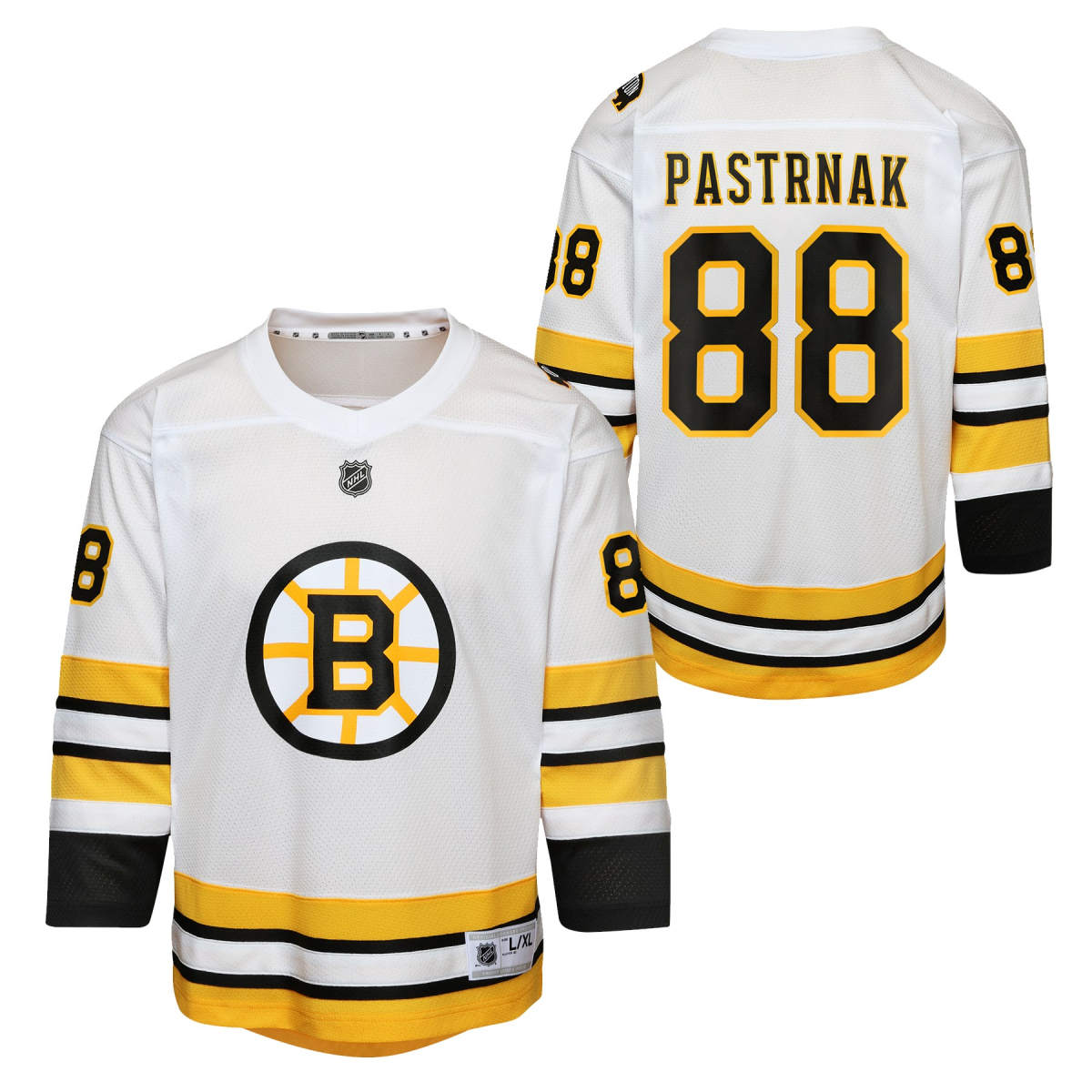 Boston Bruins dětský hokejový dres David Pastrnak Replica White