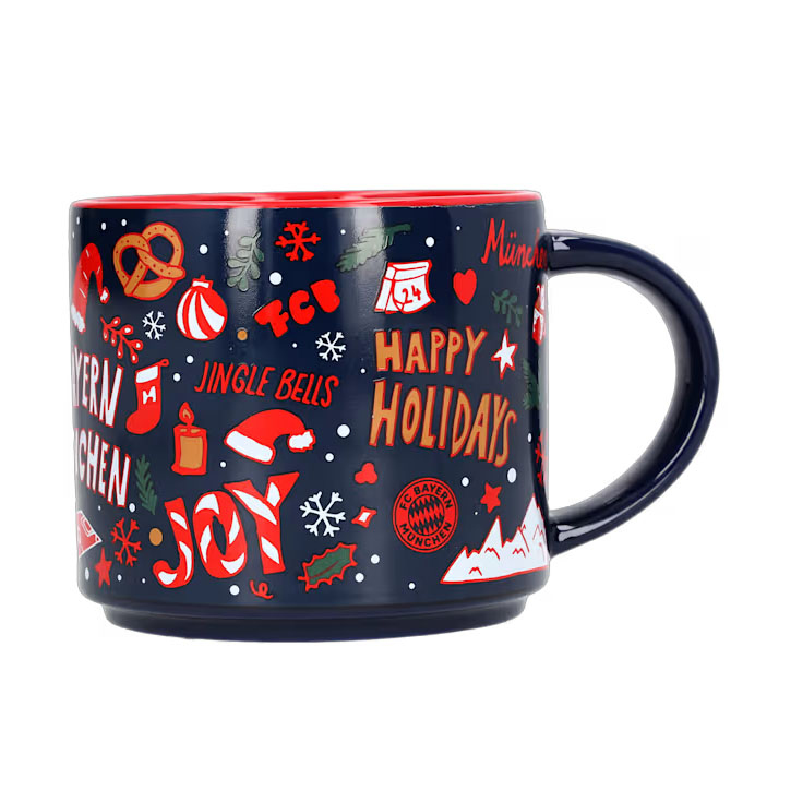 Bayern Mnichov hrníček Christmas navy