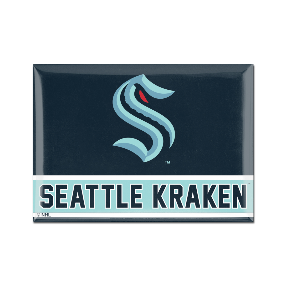 Seattle Kraken magnetka Metal