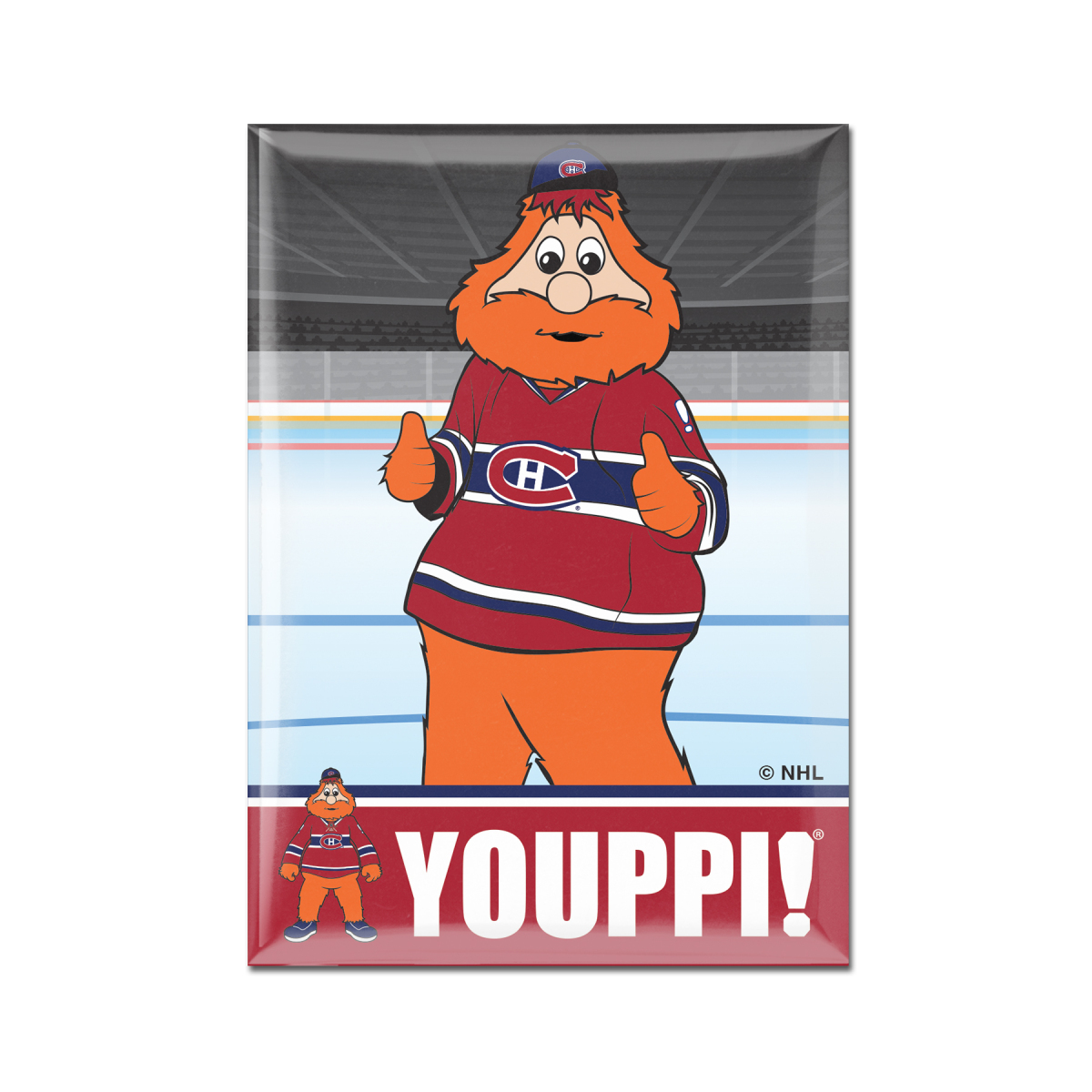 Montreal Canadiens magnetka Metal Mascot