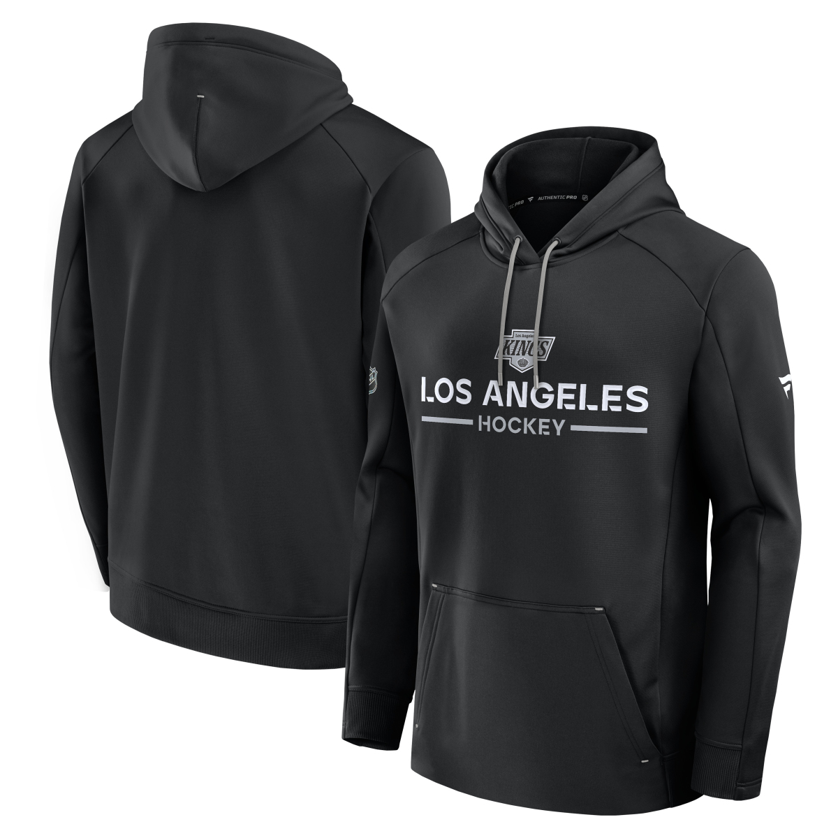 Los Angeles Kings pánská mikina s kapucí Authentic Pro Rink Poly Fleece POH