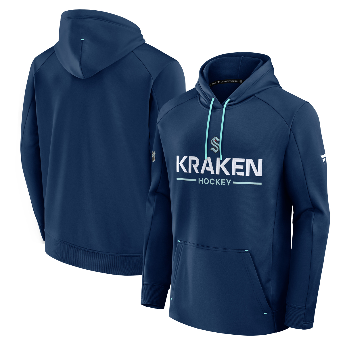Seattle Kraken pánská mikina s kapucí Authentic Pro Rink Poly Fleece POH