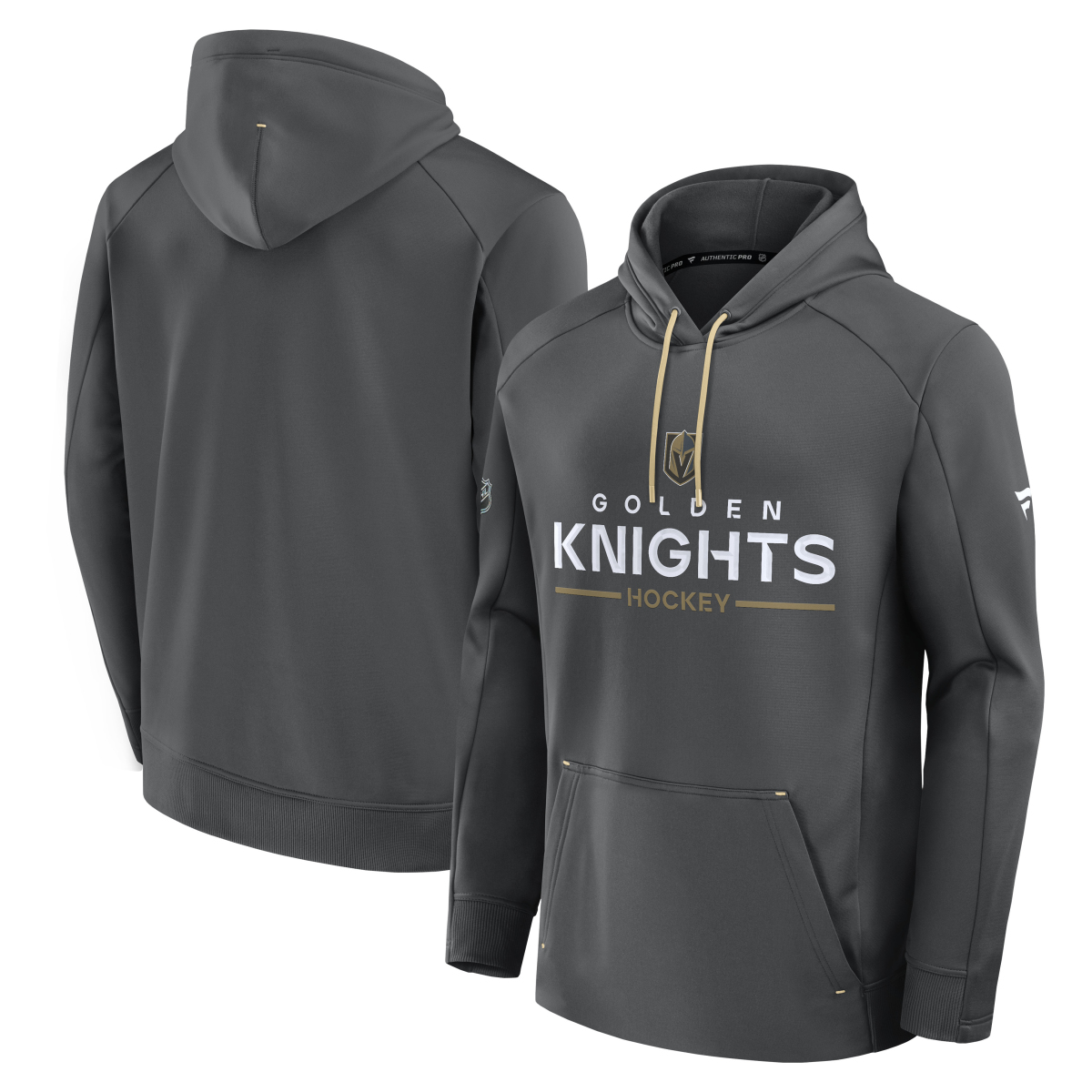 Vegas Golden Knights pánská mikina s kapucí Authentic Pro Rink Poly Fleece POH