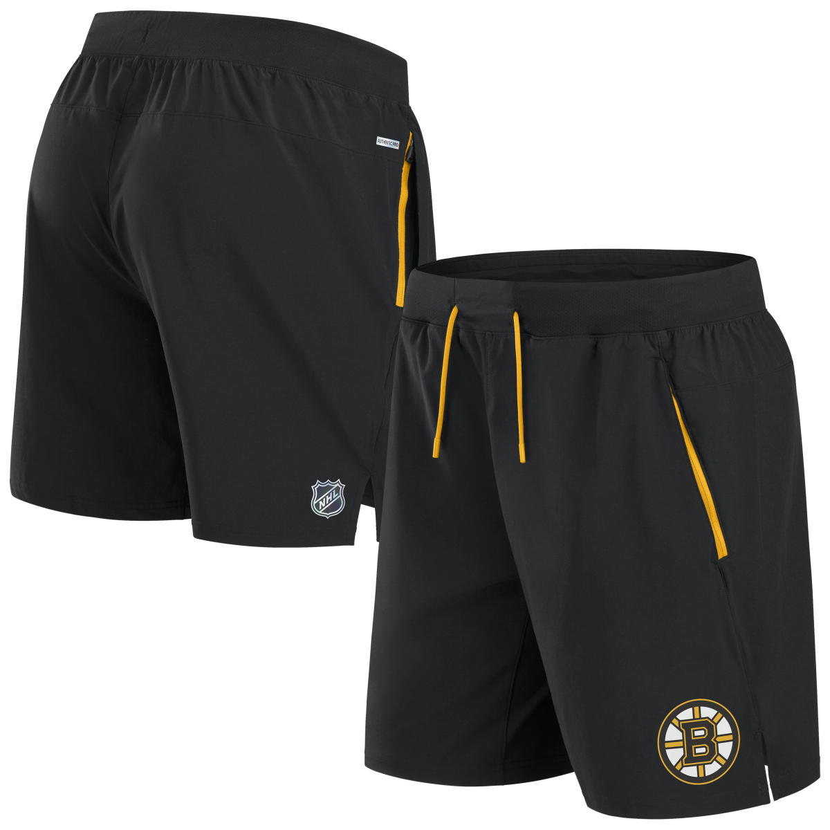 Boston Bruins pánské kraťasy Authentic Pro Rink Performance
