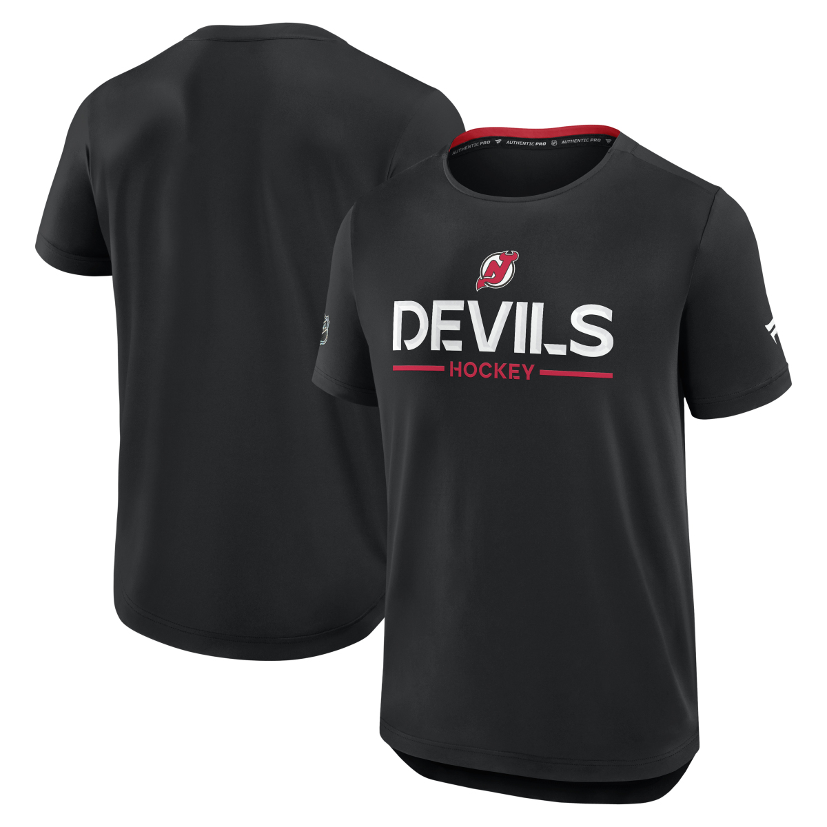 New Jersey Devils pánské tričko Authentic Pro SS Rink Tee