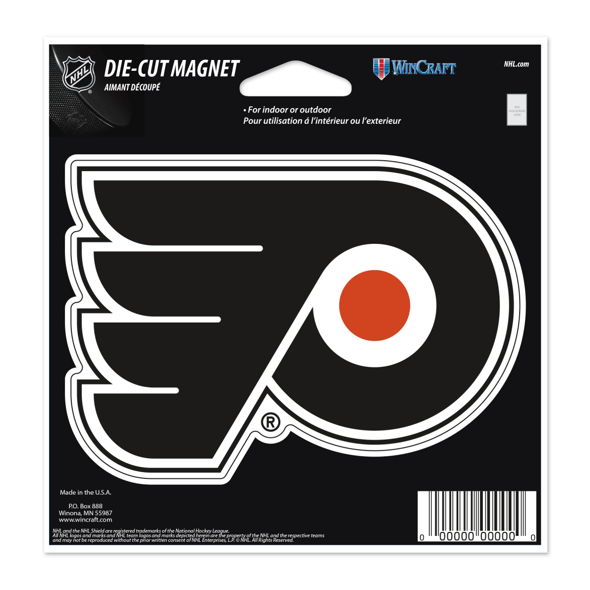 Philadelphia Flyers magnetka Die Cut