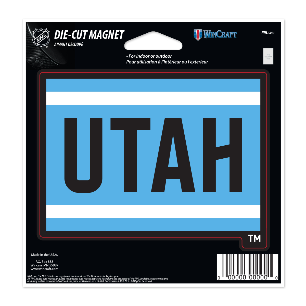 Utah Hockey Club magnetka Die Cut