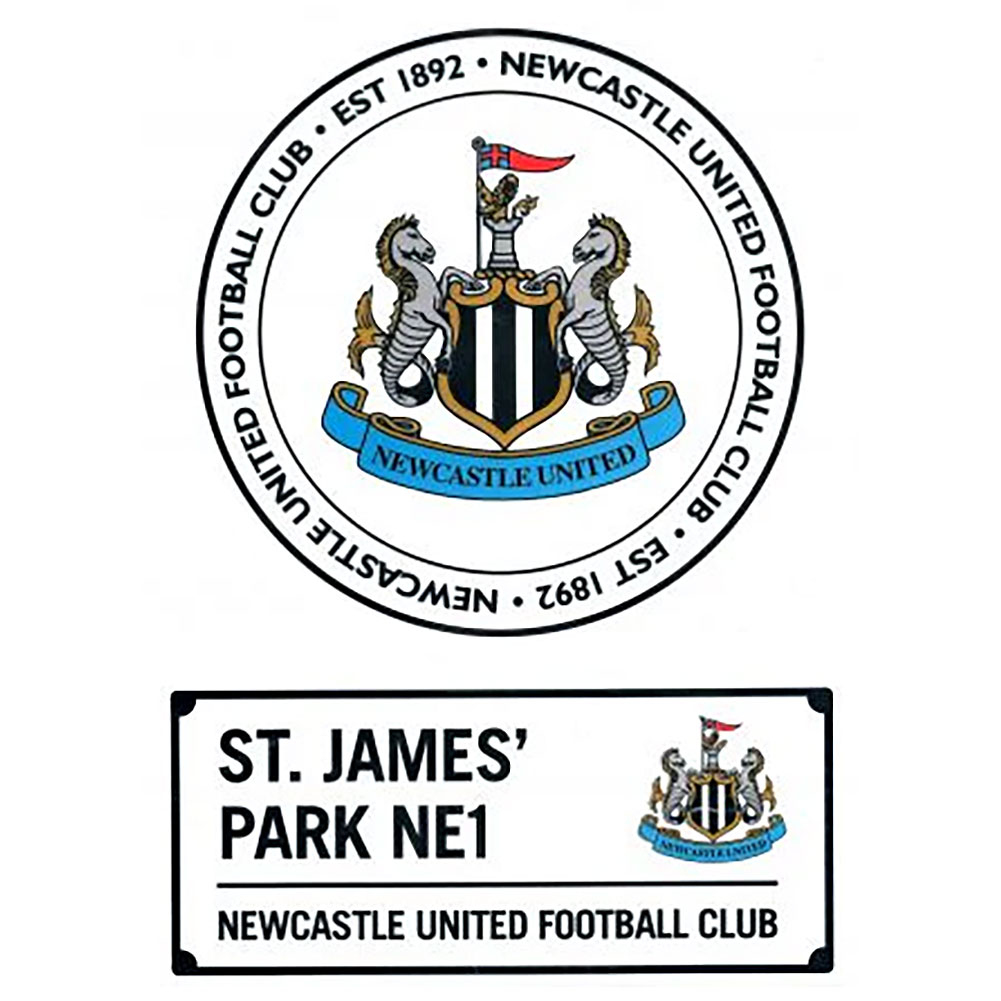 Newcastle United samolepky A4 Car Decal