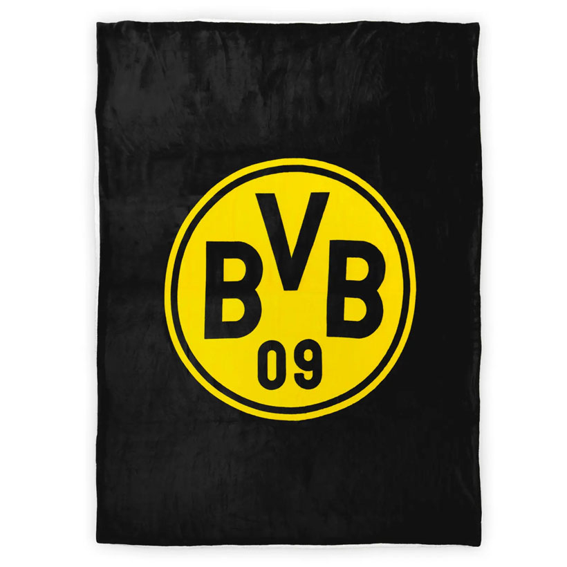 Borussia Dortmund fleecová deka Sherpa