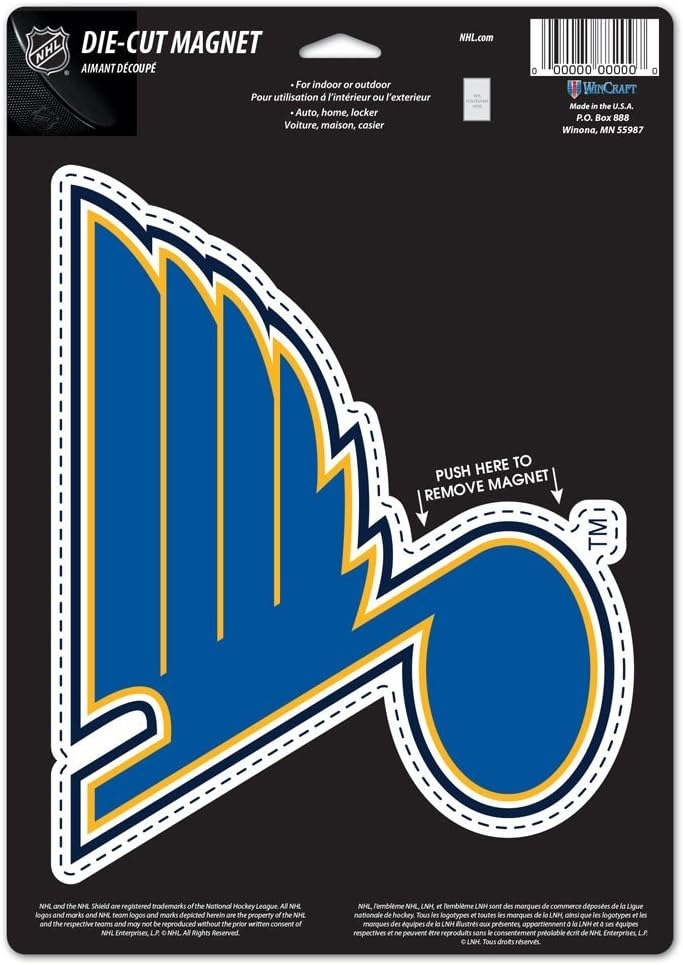 St. Louis Blues magnetka Die Cut