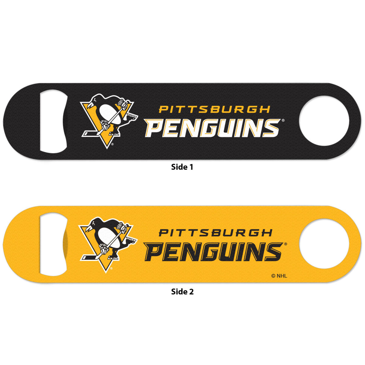 Pittsburgh Penguins otvírák Metal 2 Sided