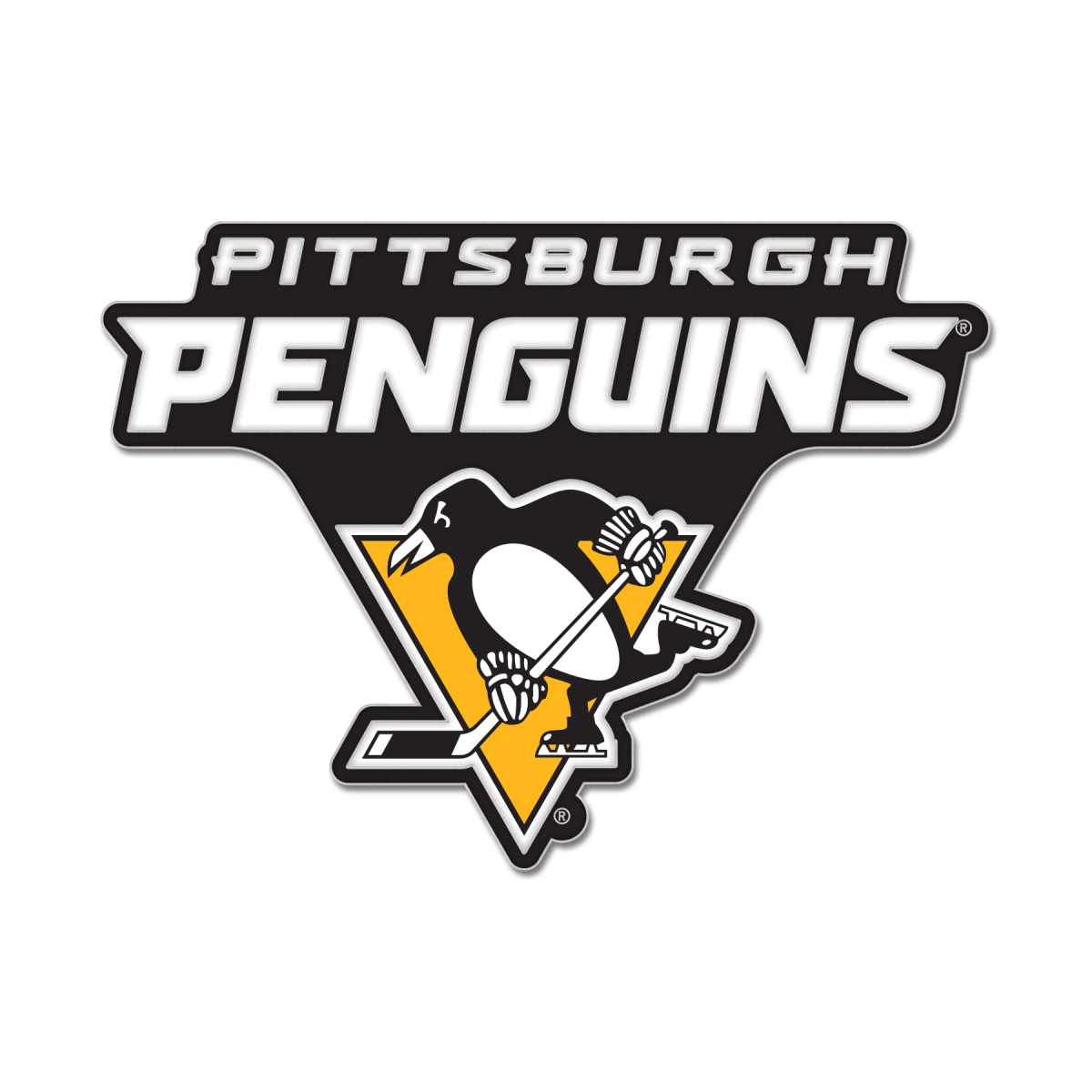 Pittsburgh Penguins odznak Enamel Pin Jewelry Card Primary