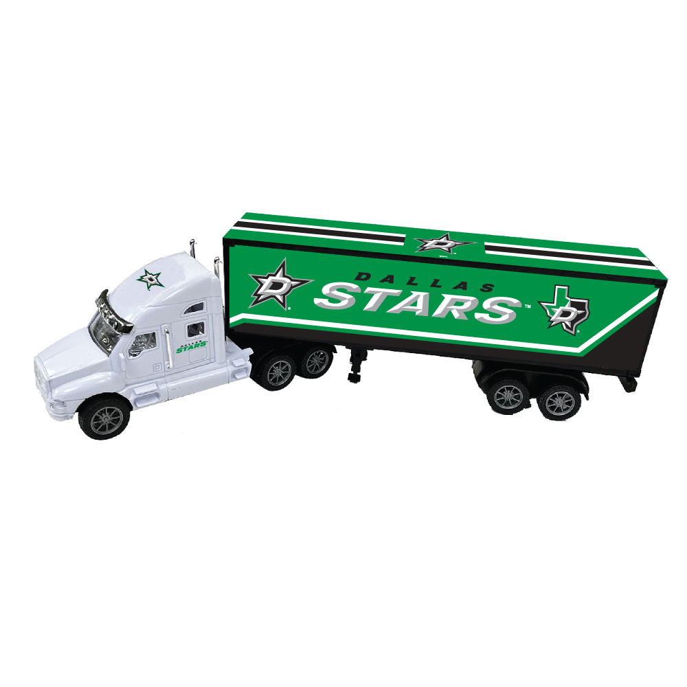 Dallas Stars kamion 18-Wheeler Big Rig Truck White