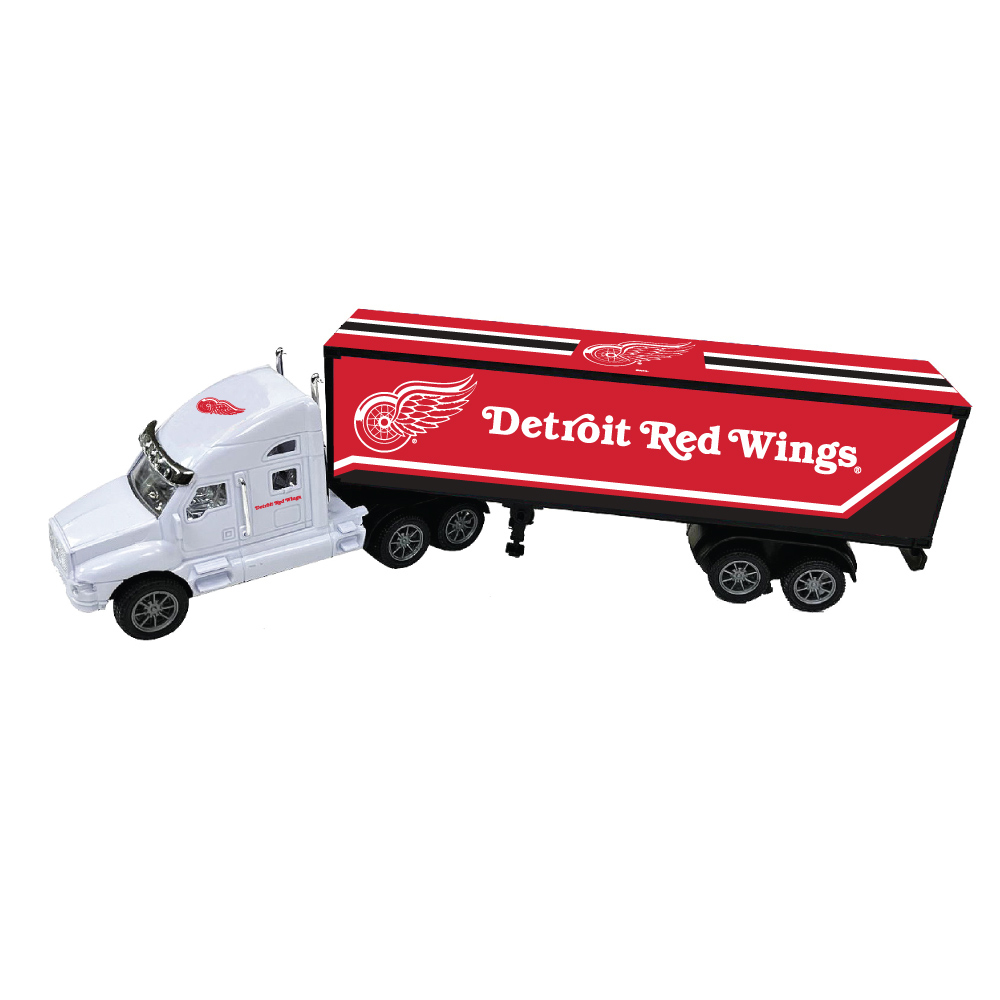 Detroit Red Wings kamion 18-Wheeler Big Rig Truck White